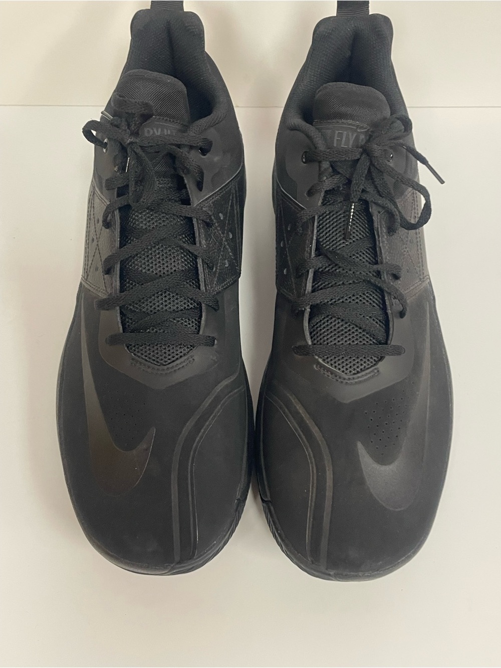 Nike Fly By Low 2 NBK Mens Size 14 Black Basketball Shoes AV2086-001 Sneakers